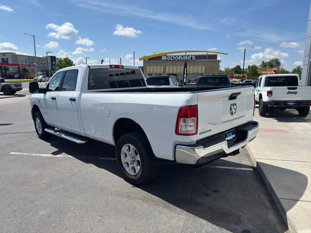 Used 2024 Bright White Clearcoat Ram Big Horn image 3