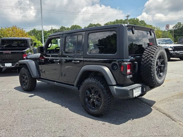 Used 2022 Black Jeep Unlimited Willys image 6