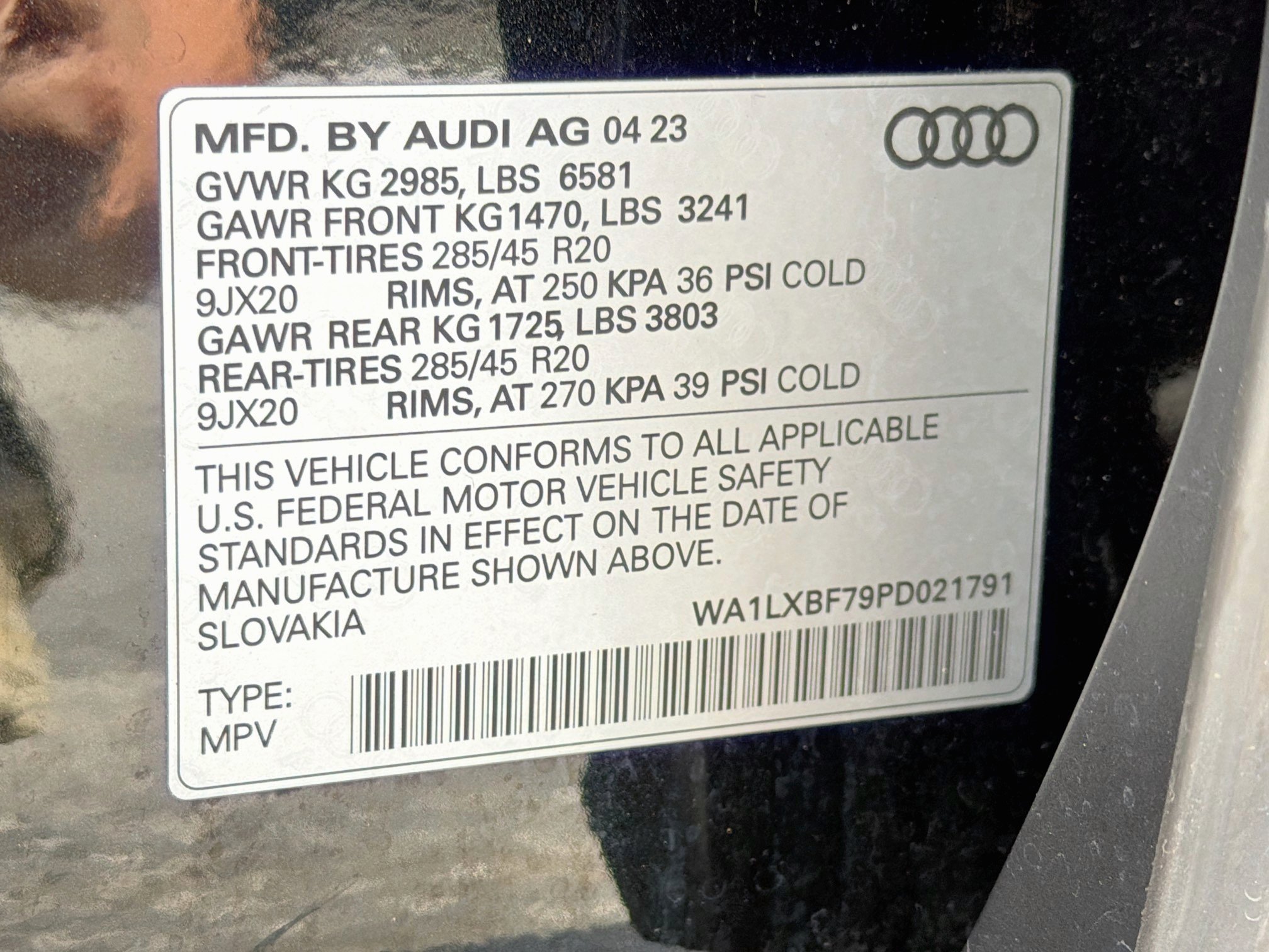 Used 2023 Black Metallic Audi Premium Plus image 47