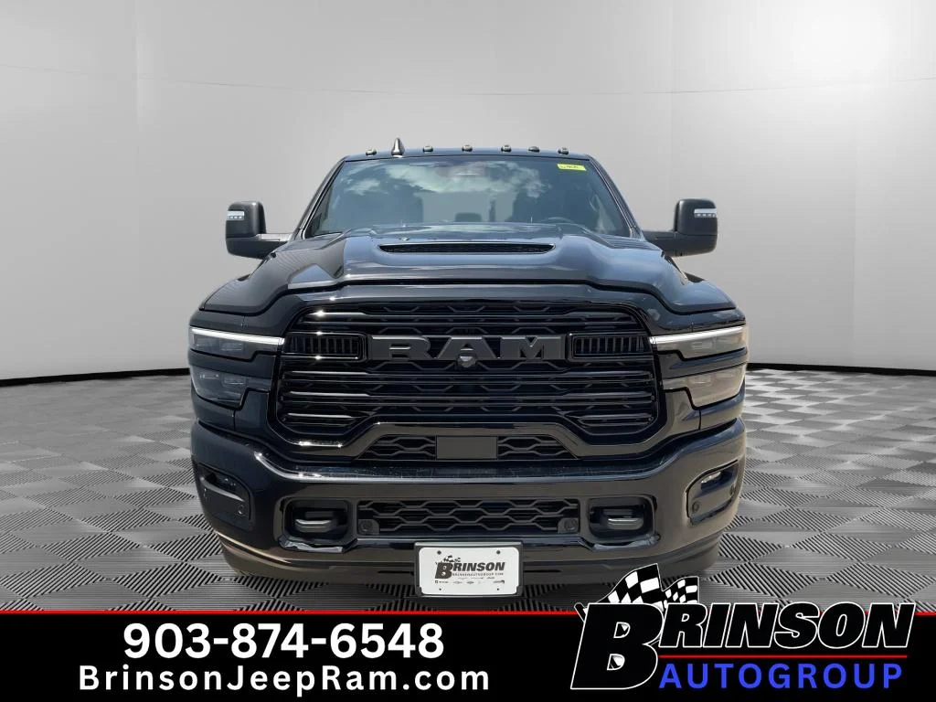New 2026 Diamond Black Crystal Pearl-Coat Exterior Paint RAM Laramie image 2