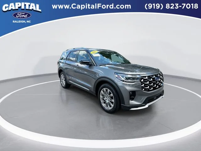 Used 2025 Gray Ford Platinum image 2