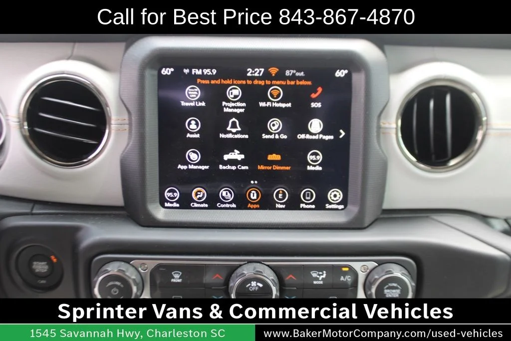 Used 2021 Black Clearcoat Jeep Overland image 23