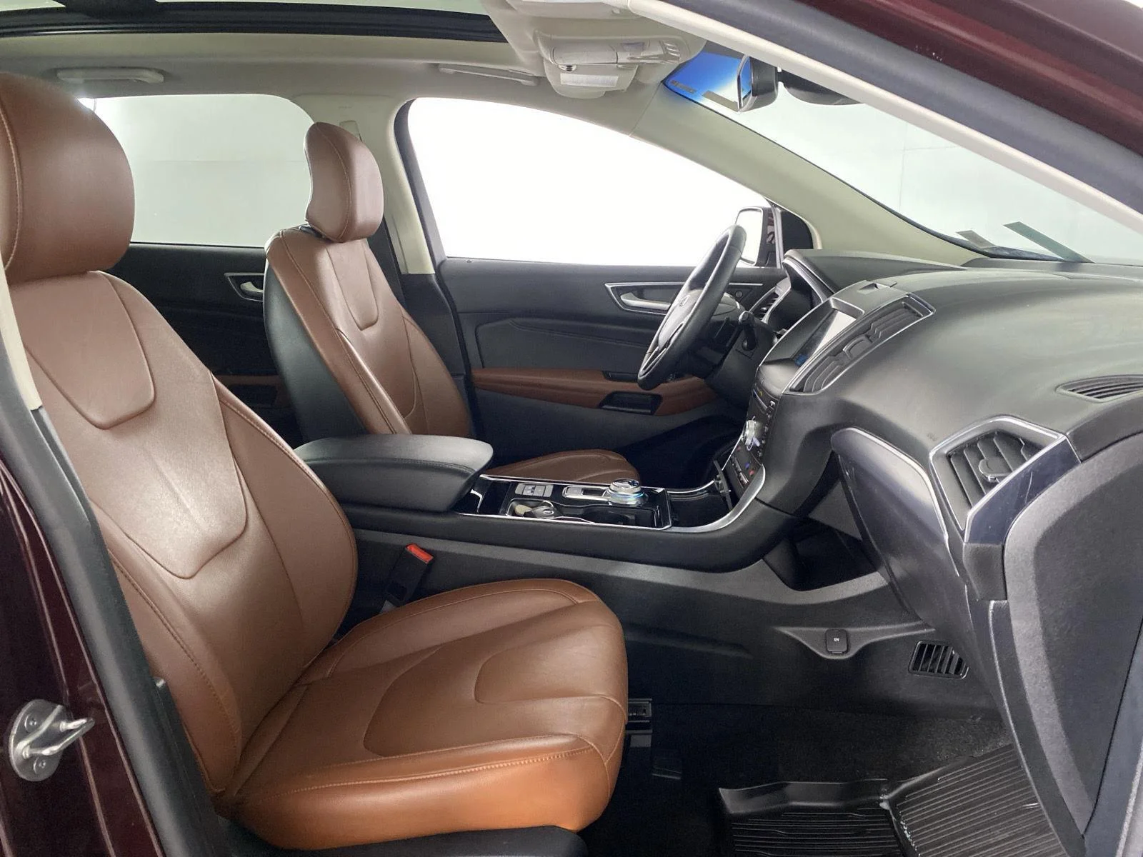 Used 2019 Burgundy Velvet Metallic Tinted Clearcoat Ford Titanium image 30