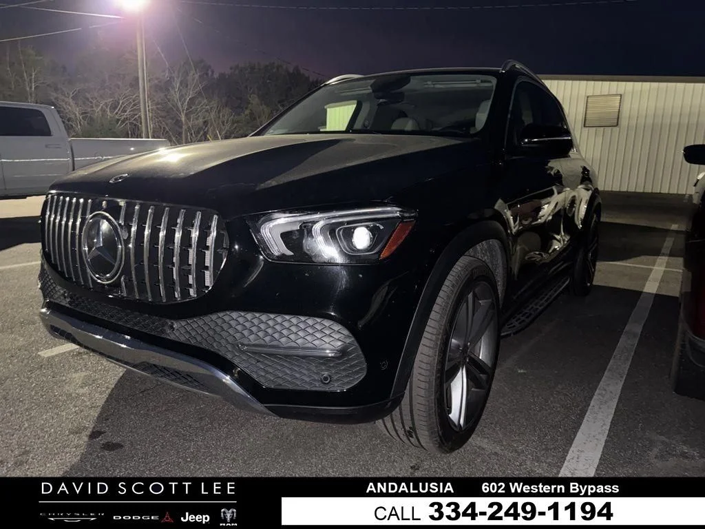 Used 2021 Black Mercedes-Benz GLE 350 image 1