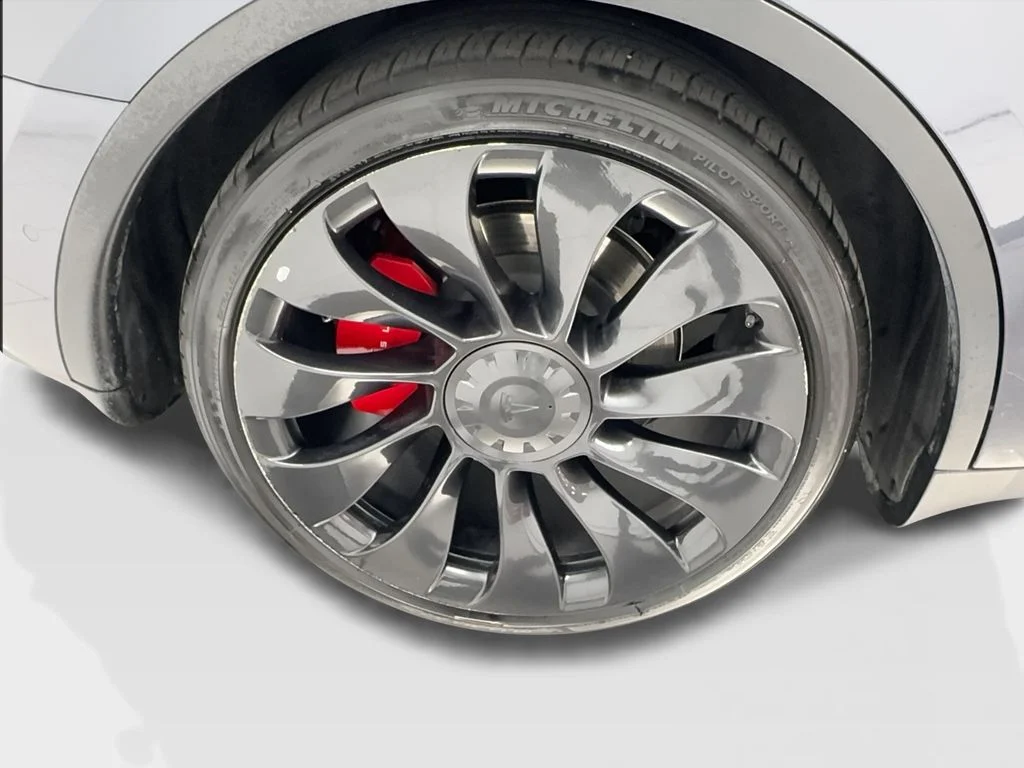 Used 2022 Gray Tesla Performance image 14