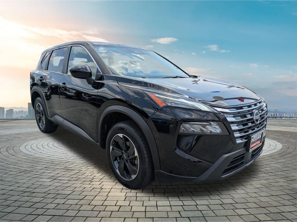 Certified Used 2025 Super Black Nissan SV image 2