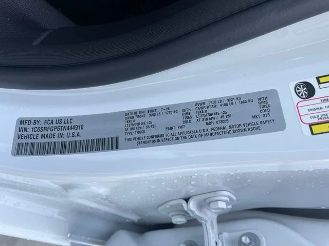 New 2026 Bright White Clear-Coat Exterior Paint RAM Warlock image 27
