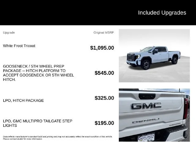 Certified Used 2025 White Frost Tricoat GMC Denali Ultimate image 5