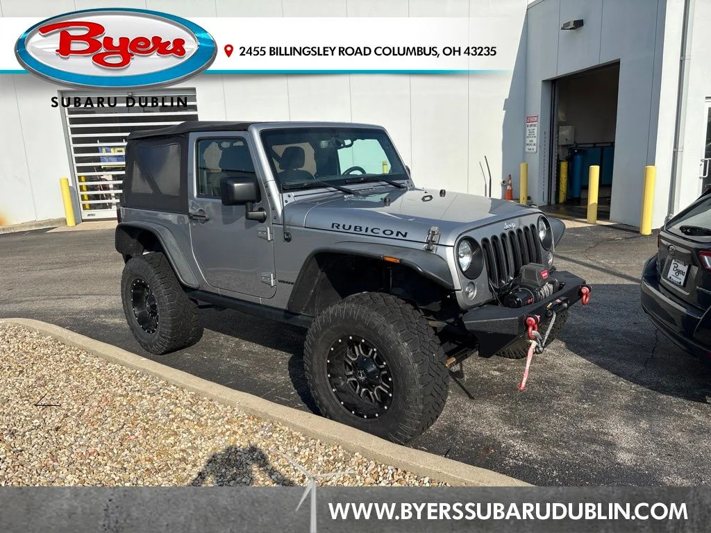 Used 2015 Silver Jeep Rubicon image 1