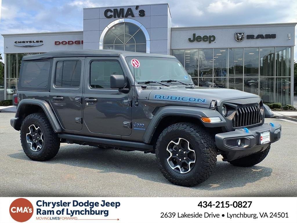 Used 2021 Granite Crystal Metallic Clearcoat Jeep Unlimited Sport Altitude image 2