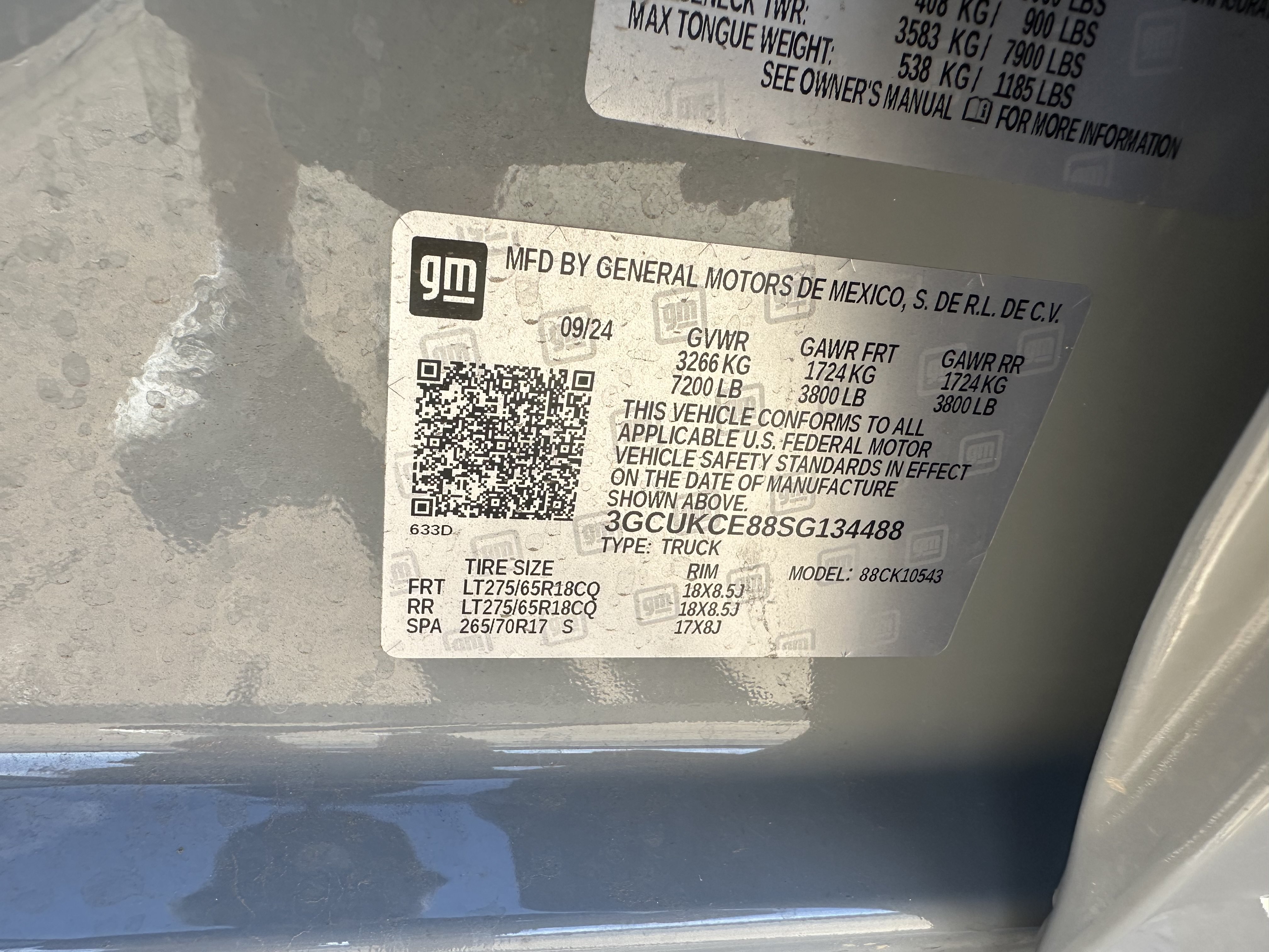 Used 2025 Slate Gray Metallic Chevrolet Custom Trail Boss image 10