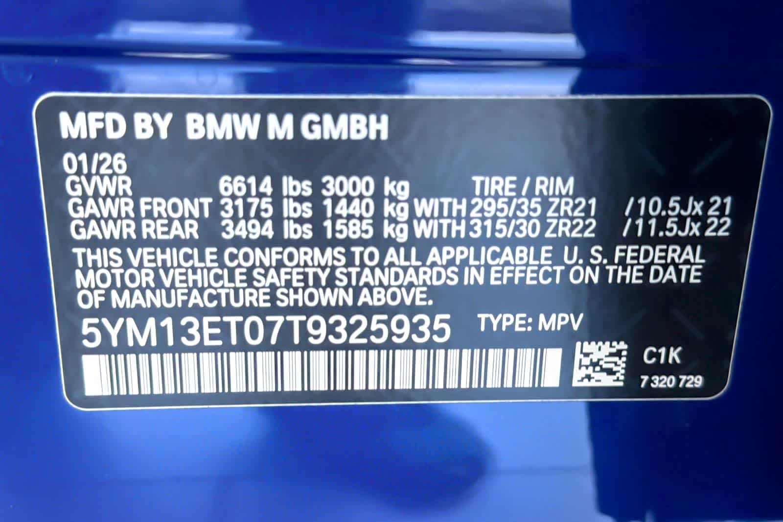 New 2026 Marina Bay Blue Metallic BMW Competition image 27