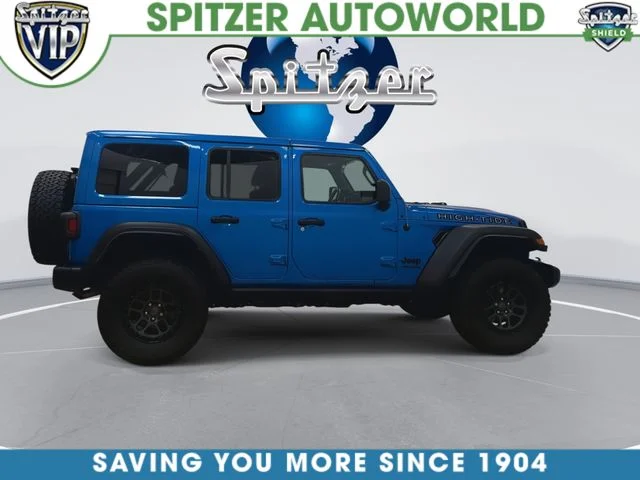 Used 2022 Blue Pearl Jeep Unlimited High Tide image 2