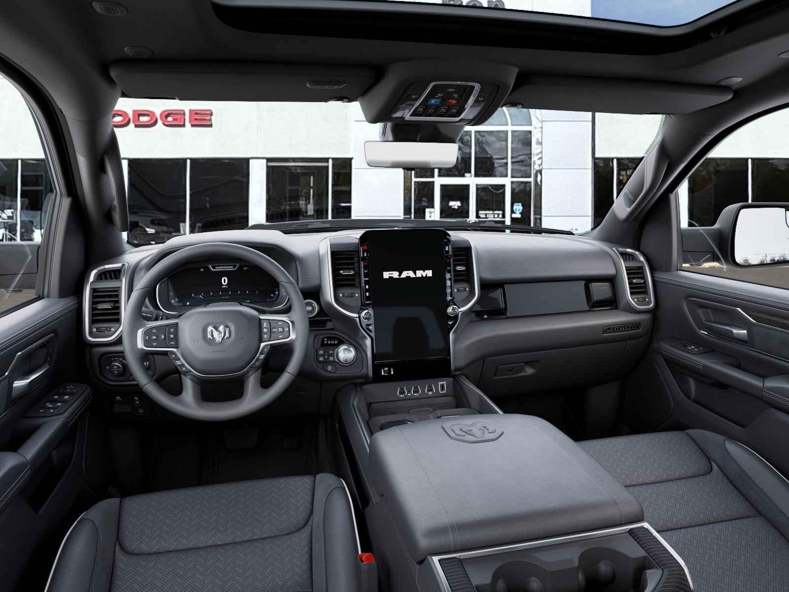 New 2026 Ivory White Tri-Coat Pearl-Coat Exterior Paint RAM Laramie image 14