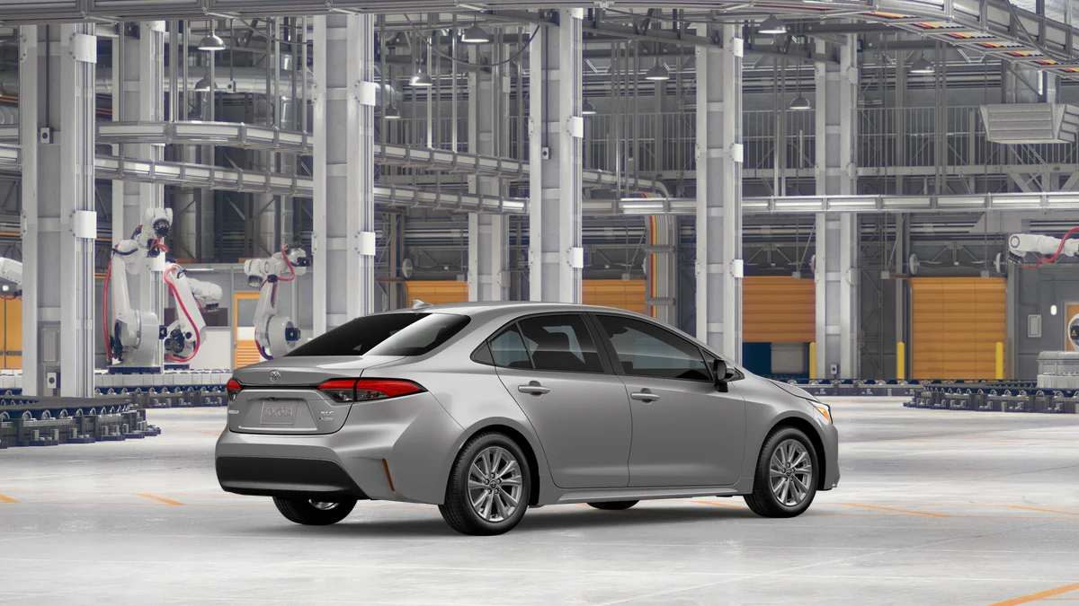New 2026 Classic Silver Metallic Toyota Hybrid XLE image 10