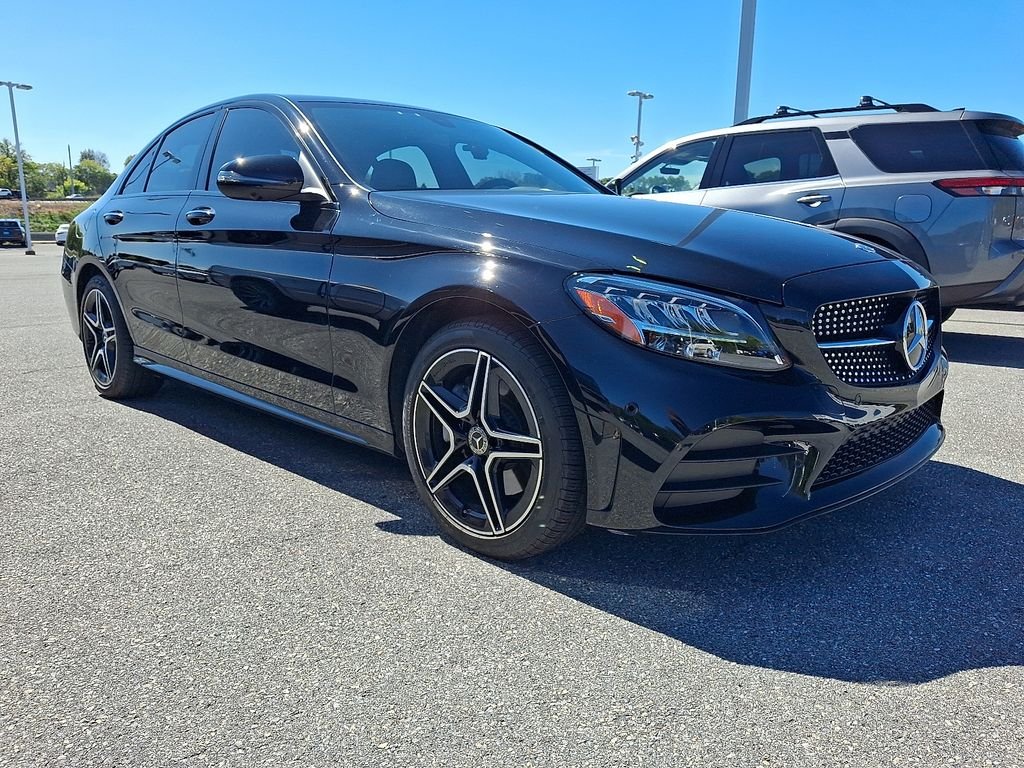 Used 2021 Black Mercedes-Benz C 300 image 1