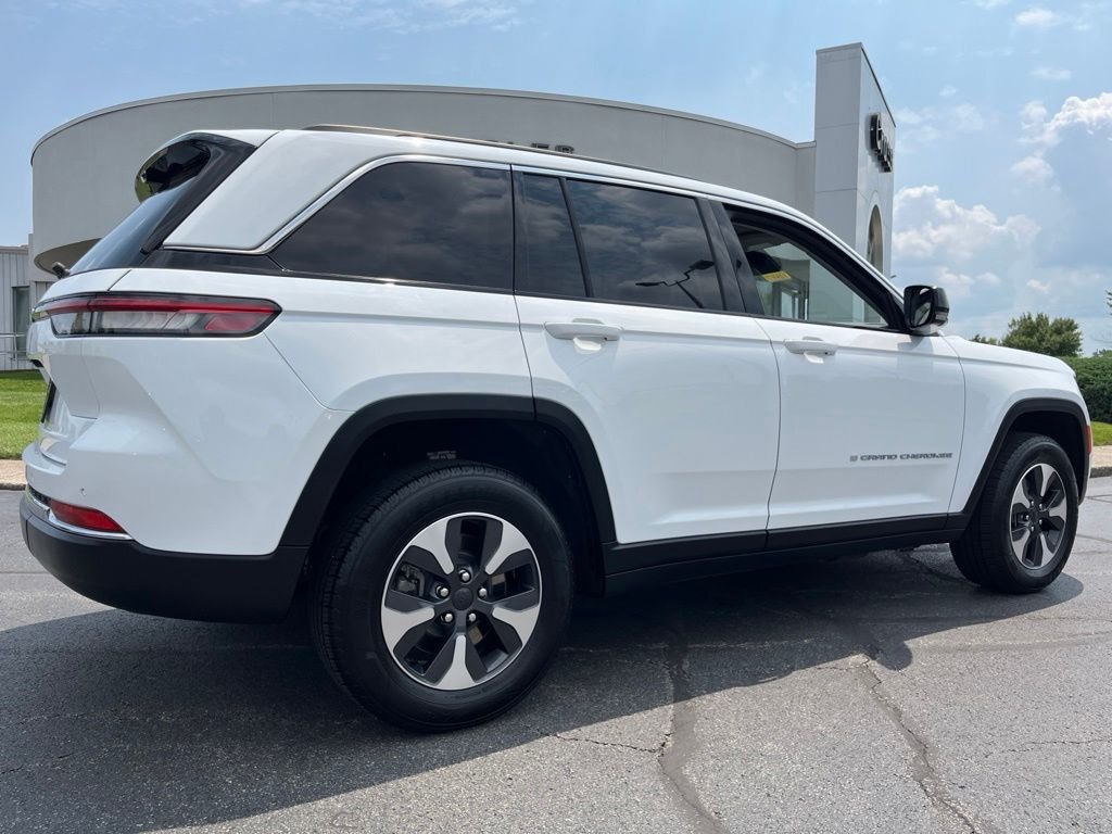 Used 2022 Bright White Clearcoat Jeep 4xe image 45