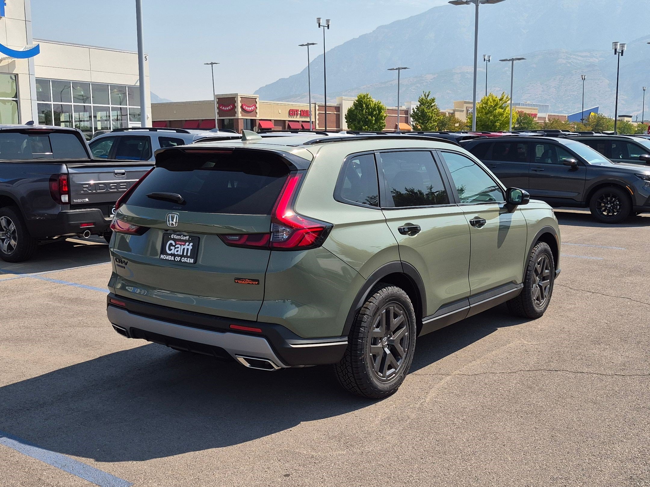 New 2026 Ash Green Metallic Honda TrailSport image 3