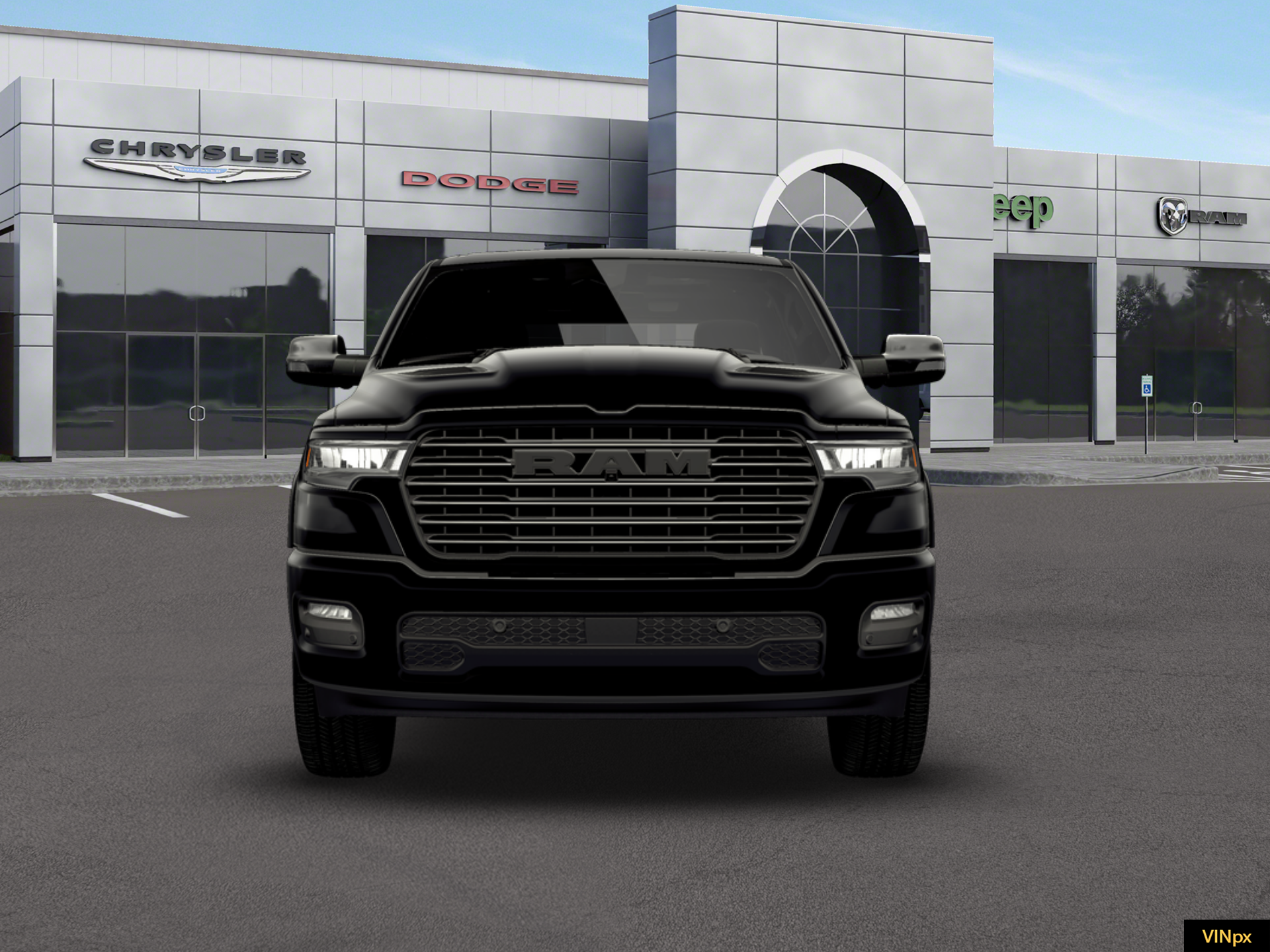 New 2026 Diamond Black Crystal Pearl-Coat Exterior Paint RAM Laramie image 24
