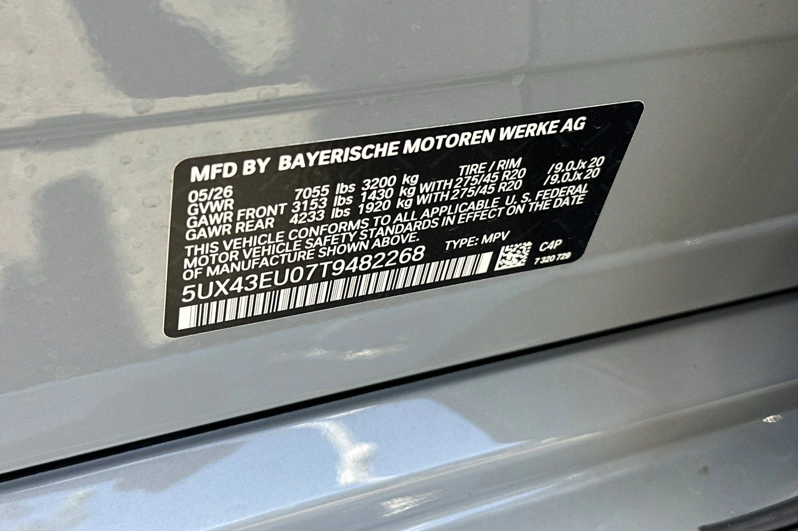 New 2026 Brooklyn Grey Metallic BMW xDrive50e image 23