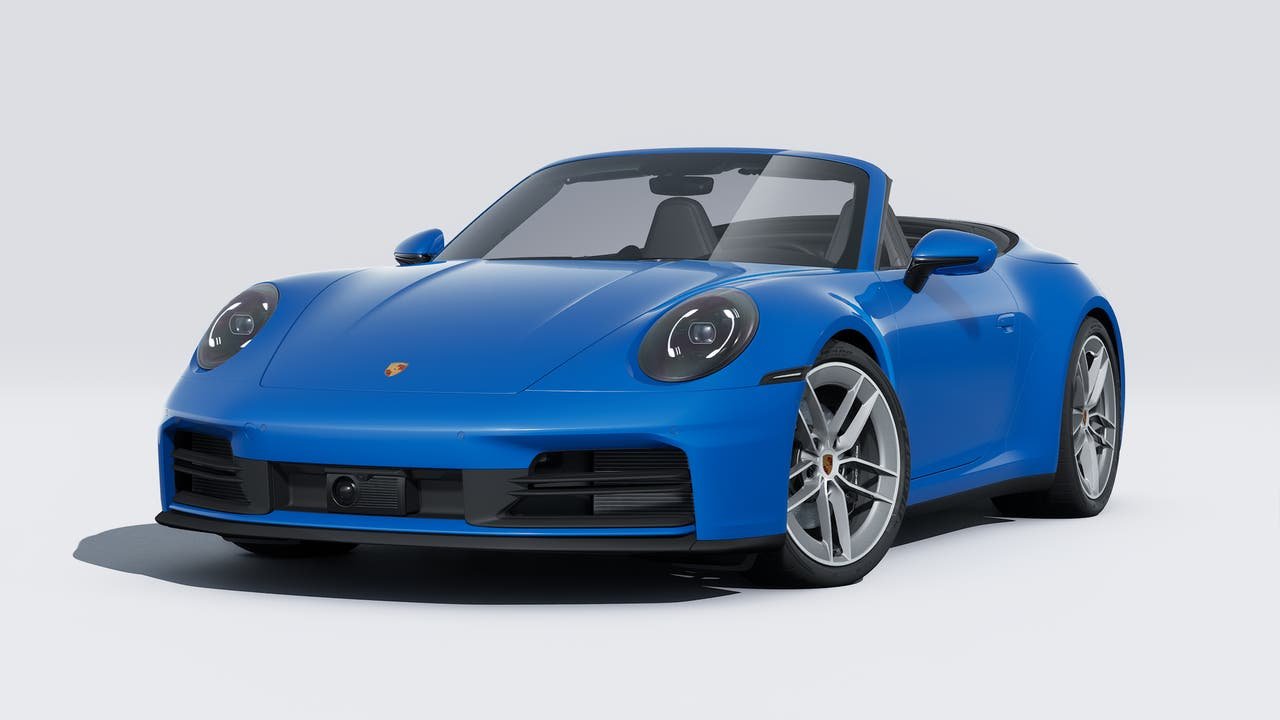 Used 2025 Lugano Blue Porsche Carrera Cabriolet image 1