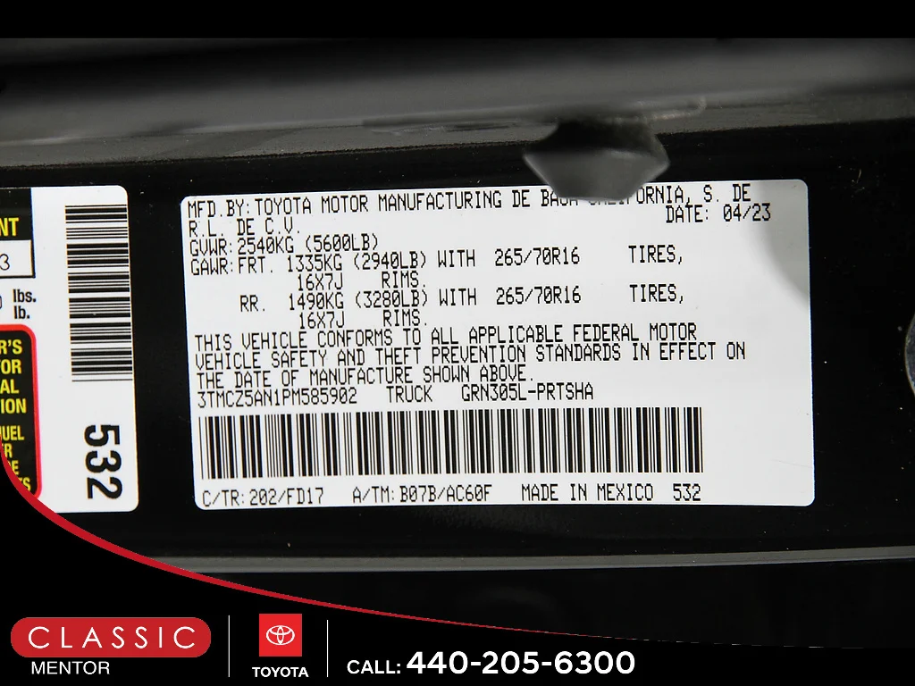 Used 2023 BLACK Toyota TRD Off-Road image 19