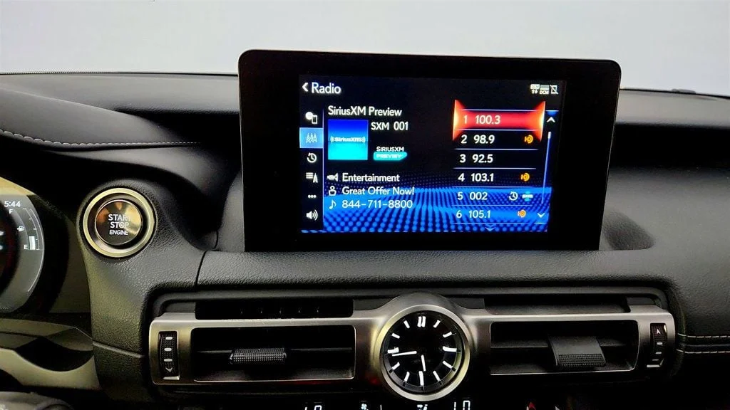 Used 2021 Caviar Lexus IS 350 F SPORT RWD w/ Intuitive Parking Assist image 19
