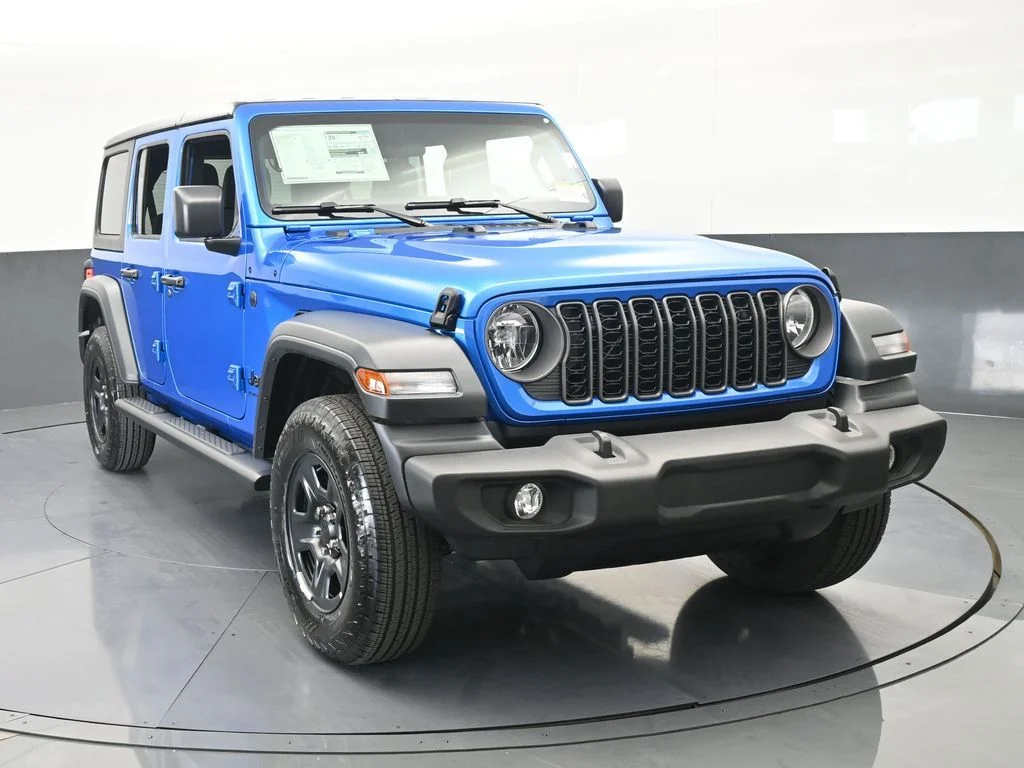 New 2026 Hydro Blue Pearl-Coat Exterior Paint Jeep Sport image 9