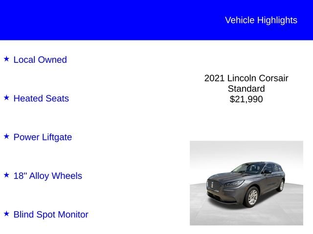 Used 2021 Gray Lincoln Standard image 2