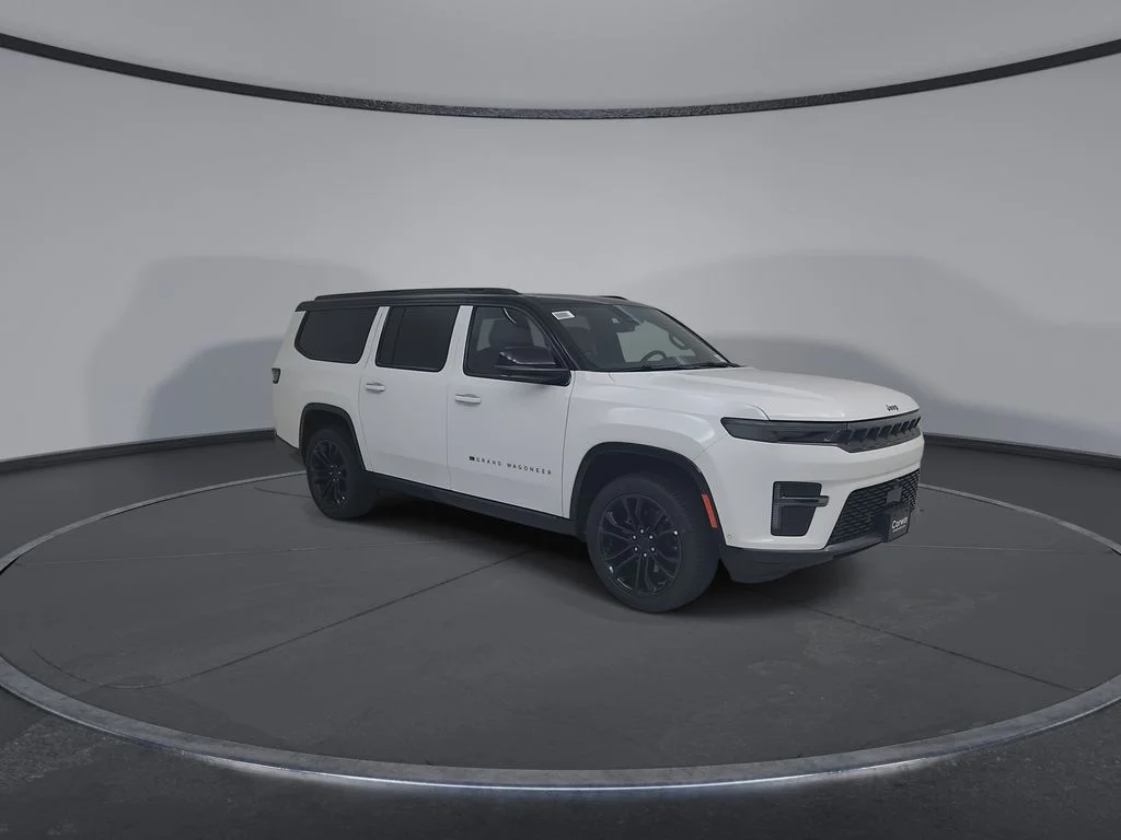 New 2026 Bright White Clear-Coat Exterior Paint Jeep Summit Obsidian image 4