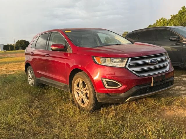 Used 2018 Red Ford Titanium image 2