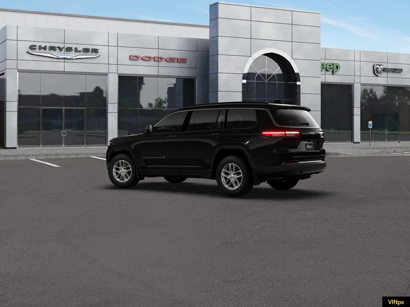 New 2026 Diamond Black Crystal Pearlcoat Jeep Laredo X image 4