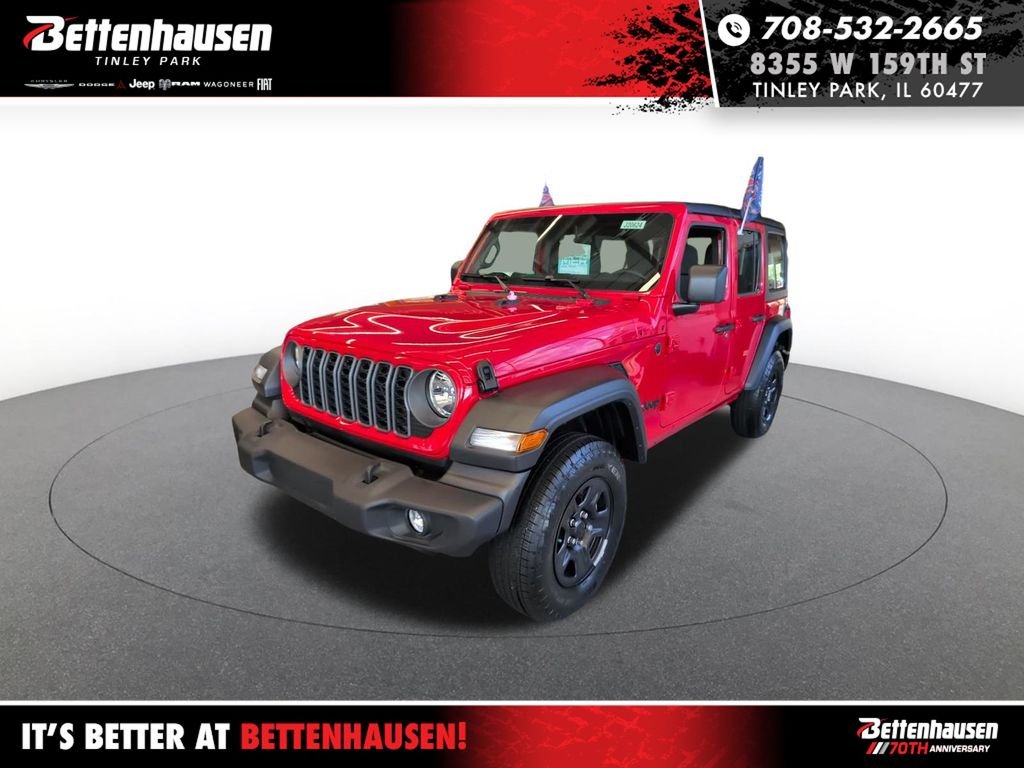 New 2026 Firecracker Red Clear-Coat Exterior Paint Jeep Sport image 2