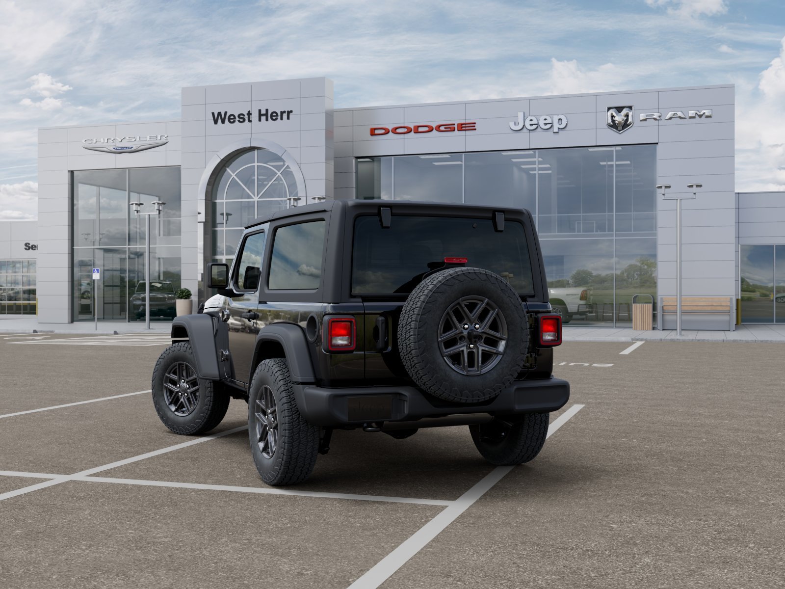 New 2026 Black Clear-Coat Exterior Paint Jeep Sport S image 53