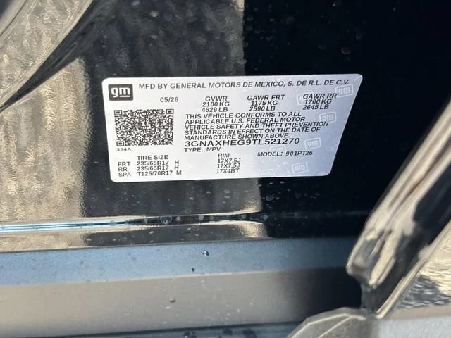 New 2026 Mosaic Black Metallic Chevrolet LT image 19