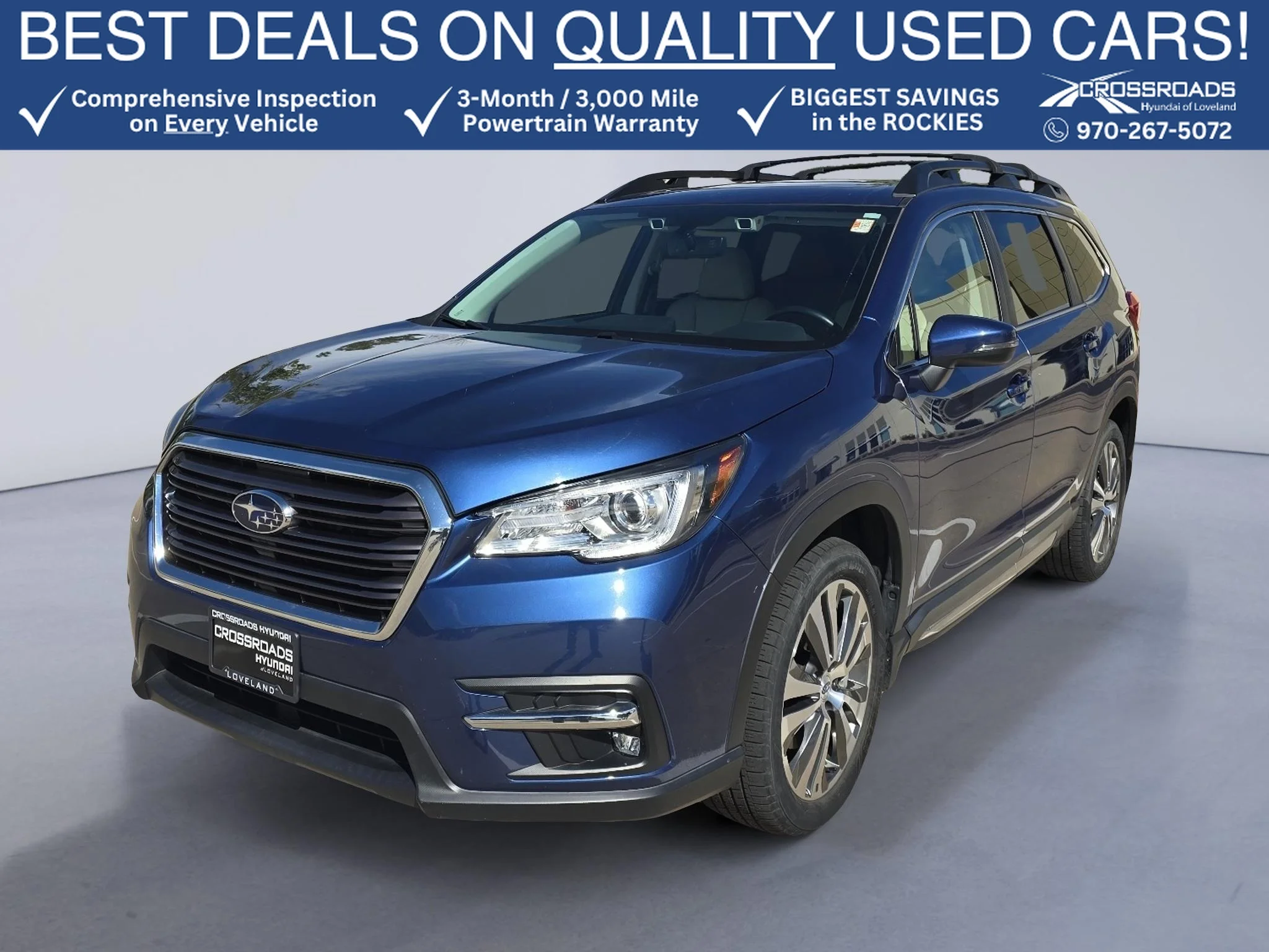 Used 2020 Abyss Blue Pearl Subaru Limited image 1
