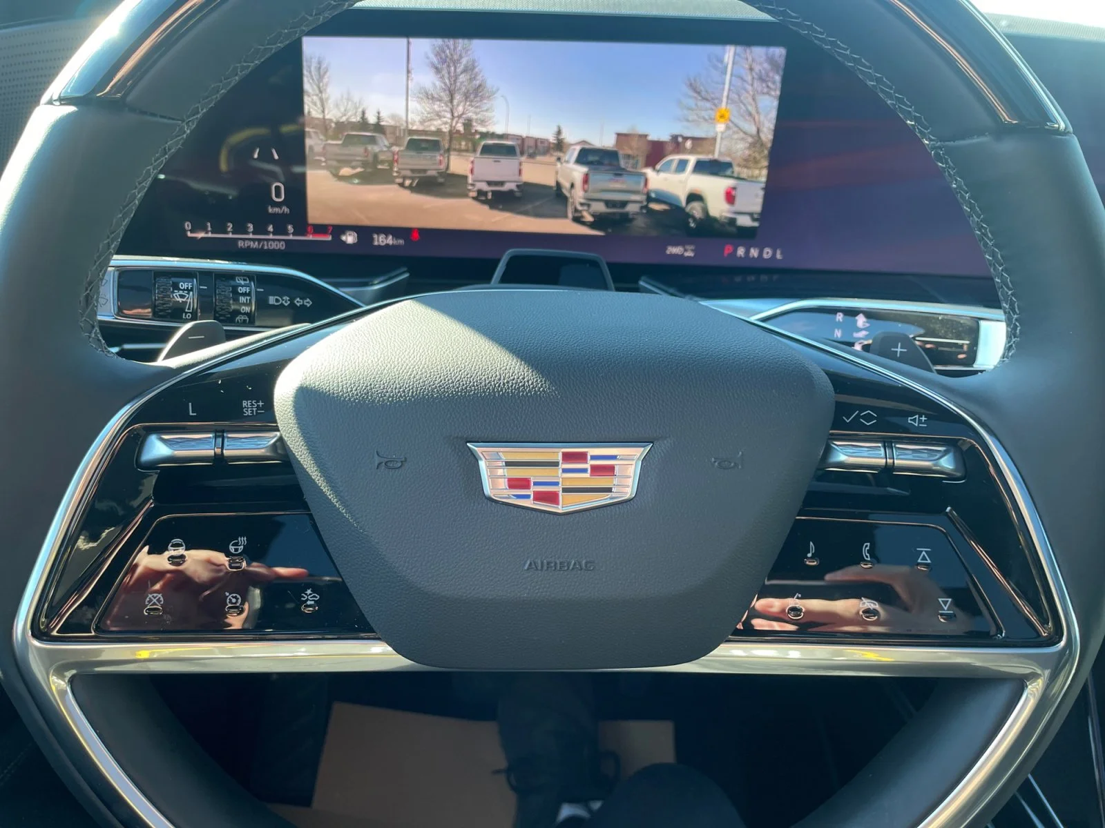 New 2026 Vibrant White Tricoat Cadillac 4WD Sport image 26