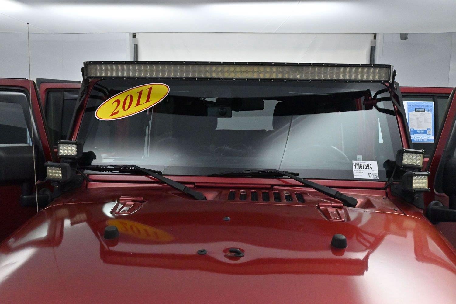 Used 2011 Deep Cherry Red Crystal Pearlcoat Jeep Sahara image 35