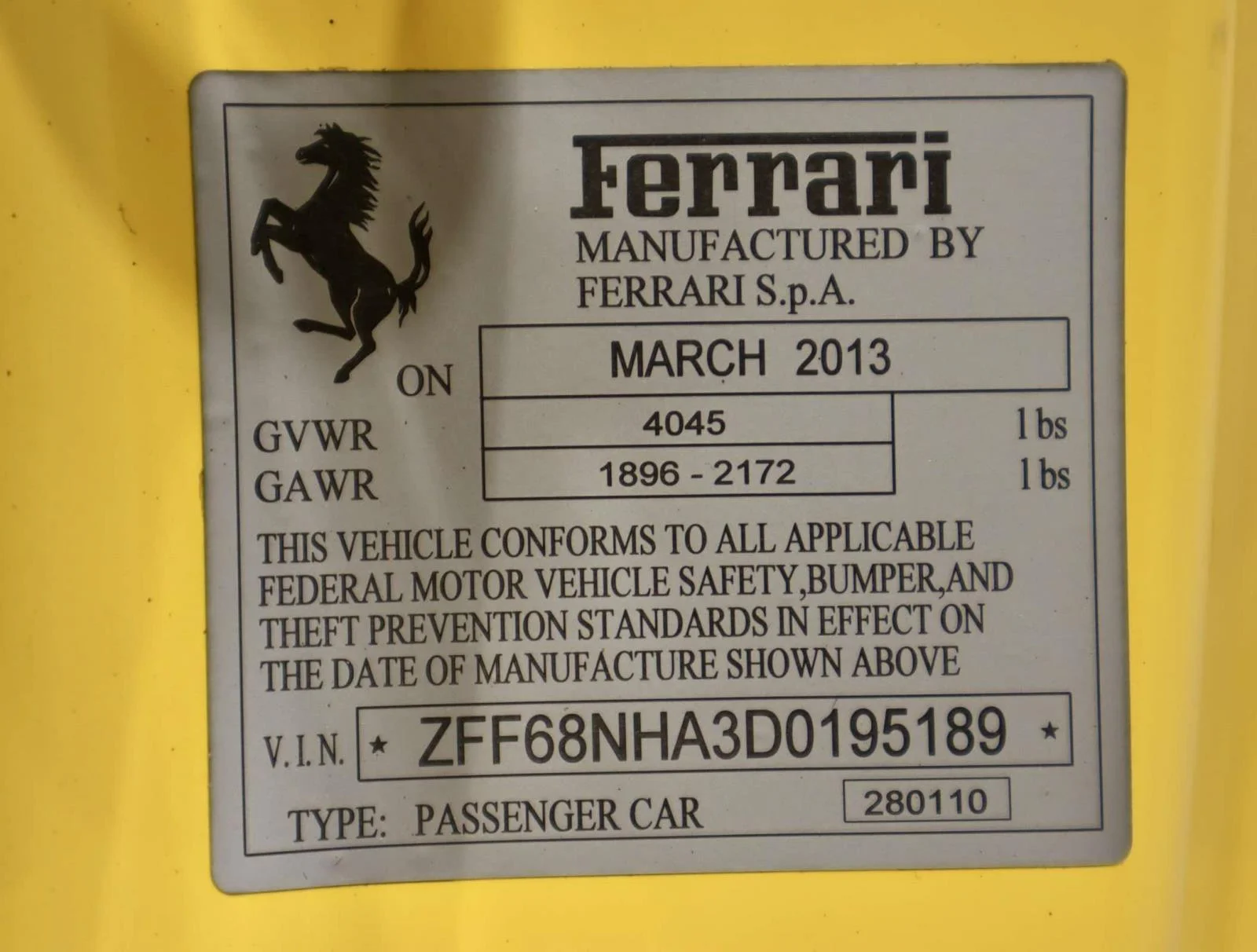 Used 2013 Giallo Modena Ferrari 2dr Conv image 40