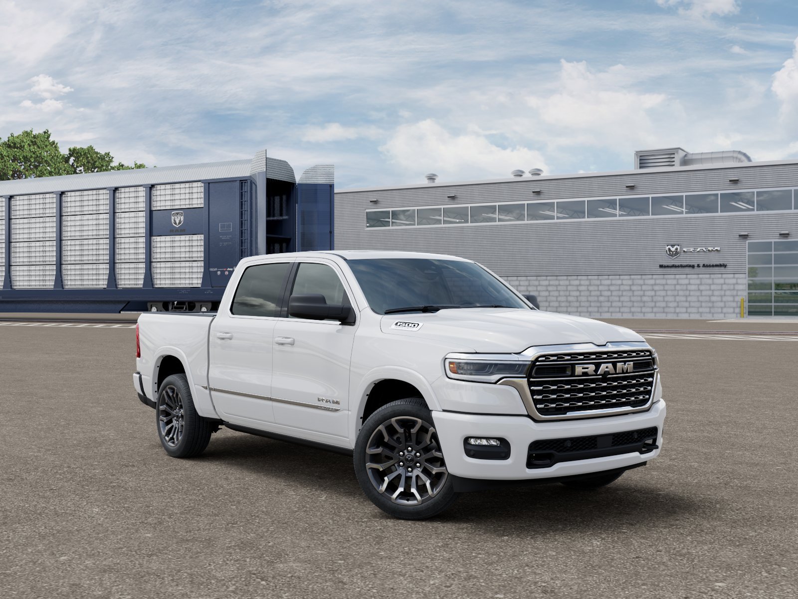 New 2027 Bright White Clear-Coat Exterior Paint RAM Limited image 3