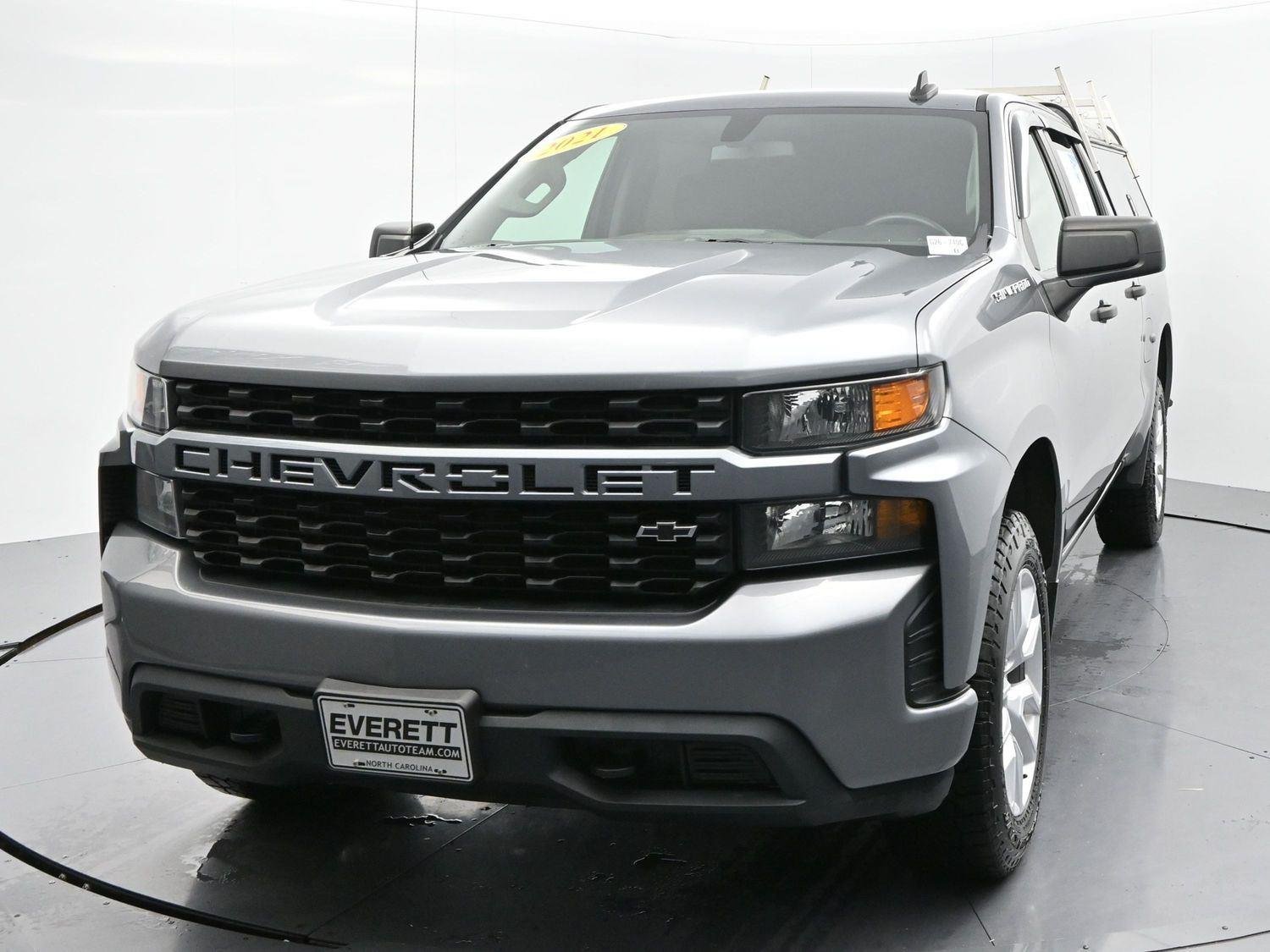Used 2021 SATIN STEEL METALLIC Chevrolet Custom image 2