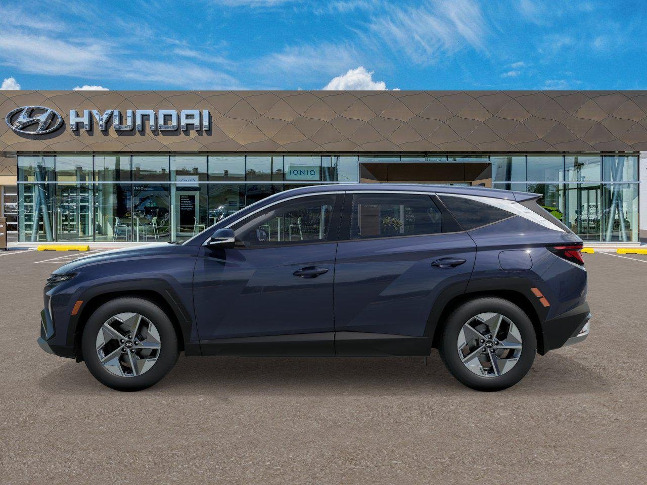 New 2026 Blue Hyundai SEL AWD image 3