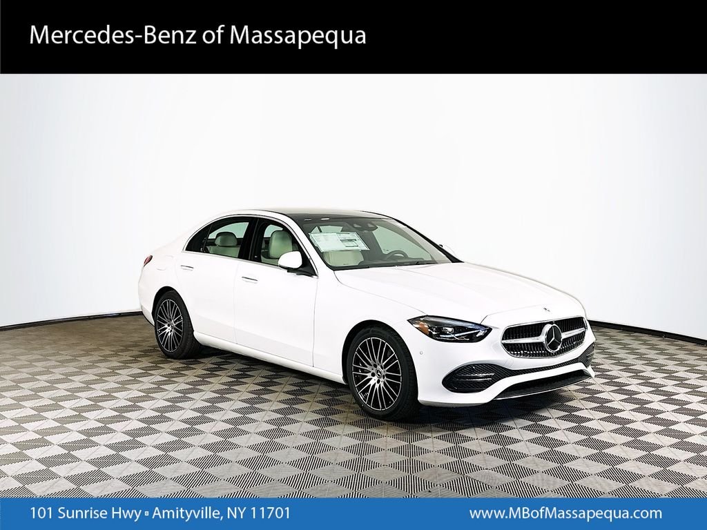 New 2026 Polar White Mercedes-Benz C 300 image 1