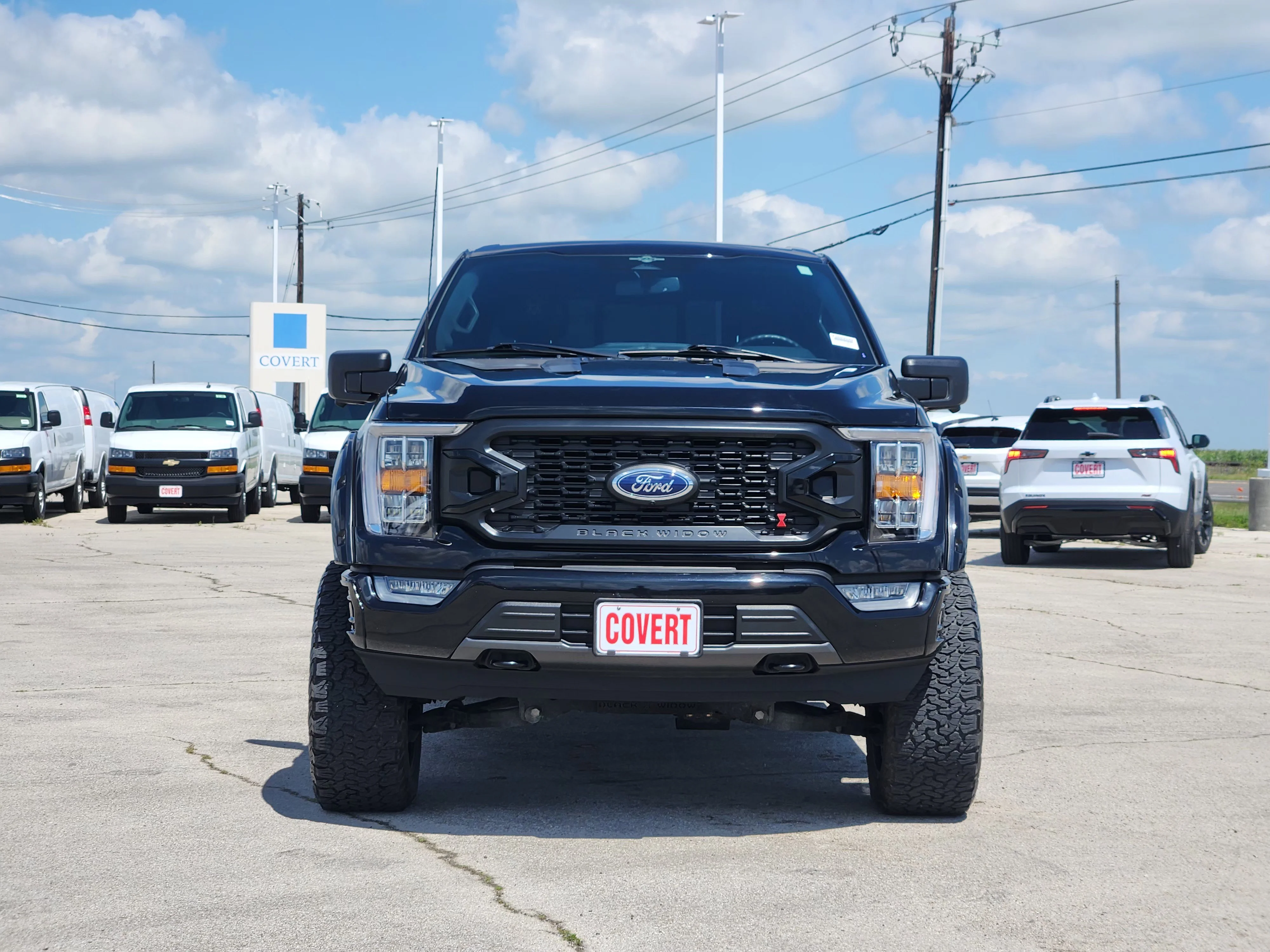 Used 2023 Black Ford XLT Black Widow Edition image 2