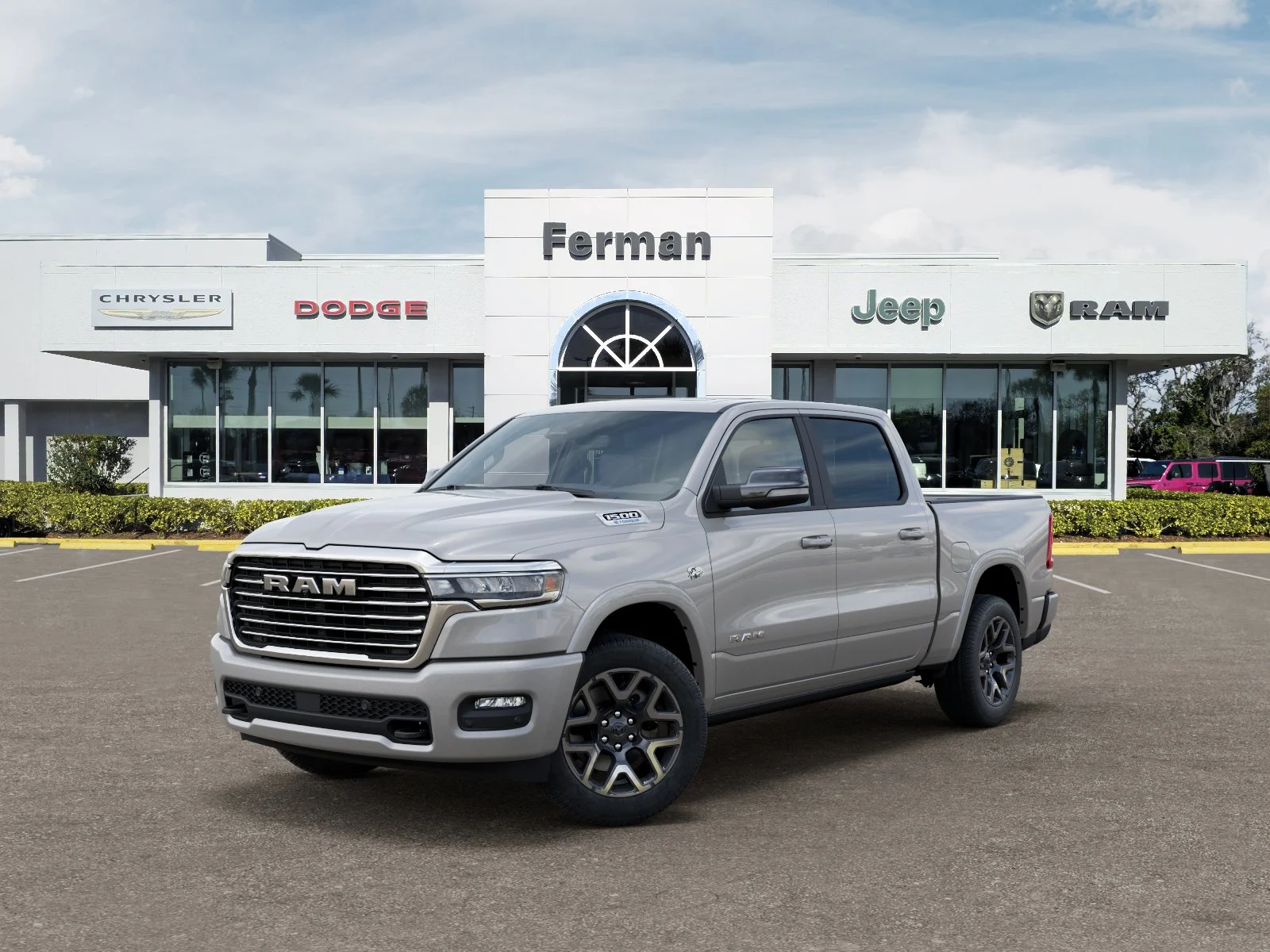 New 2026 Silver Zynith Exterior Paint RAM Laramie image 2