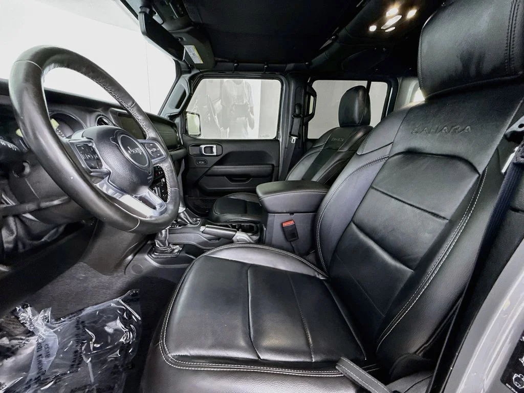 Used 2021 Gray Jeep Unlimited Sahara 4xe image 21