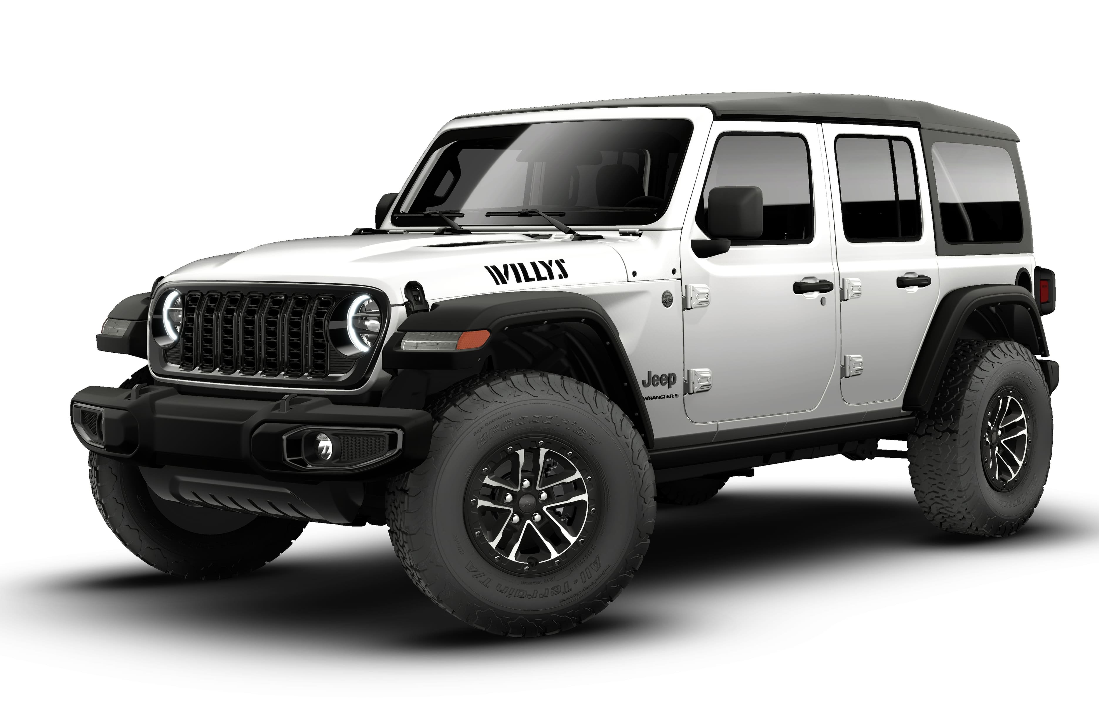 New 2026 Bright White Clear-Coat Exterior Paint Jeep Willys image 13