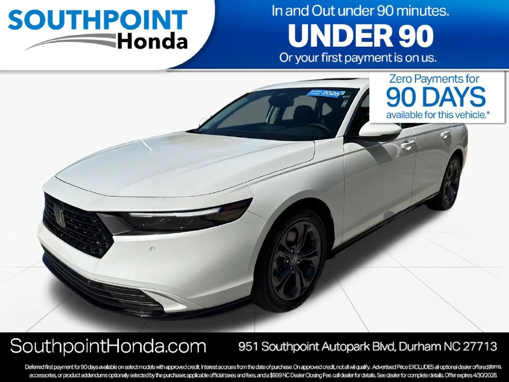 Used 2026 Platinum White Pearl Honda EX-L Hybrid image 39
