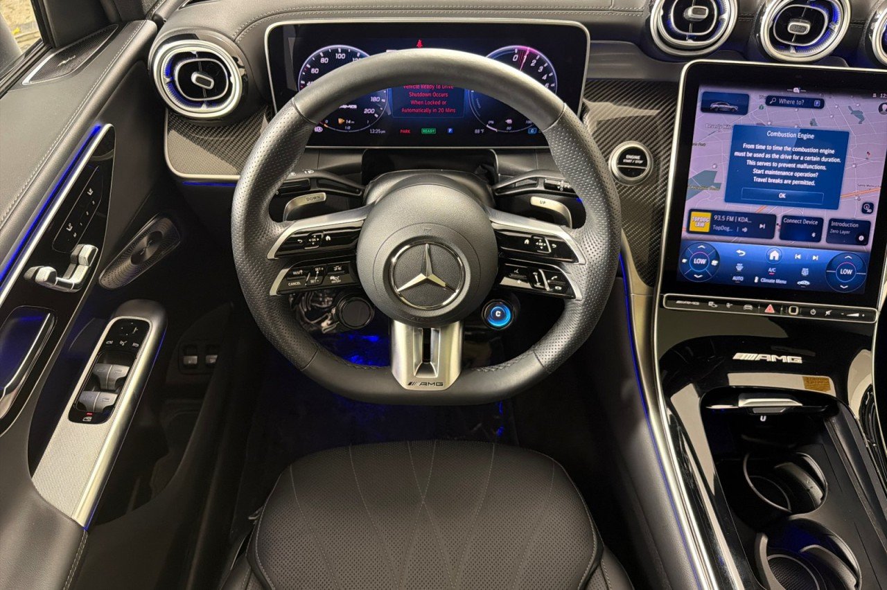 Certified Used 2025 Polar White Mercedes-Benz AMG® GLC 63 S E Performance image 13