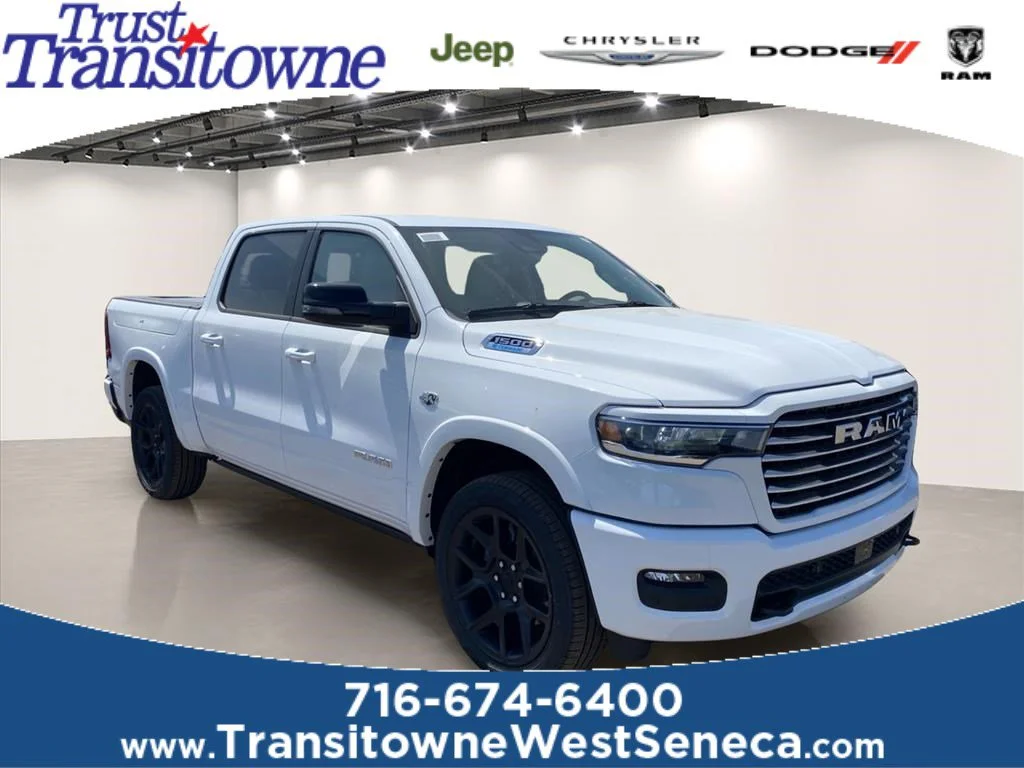 New 2026 Bright White Clear-Coat Exterior Paint RAM Laramie image 1
